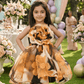 Designer Boutique Dresses yellow frock m250073