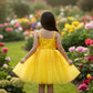 Girls trendy yellow dress m250060