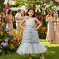 Girls Grey Gown length dress M232401