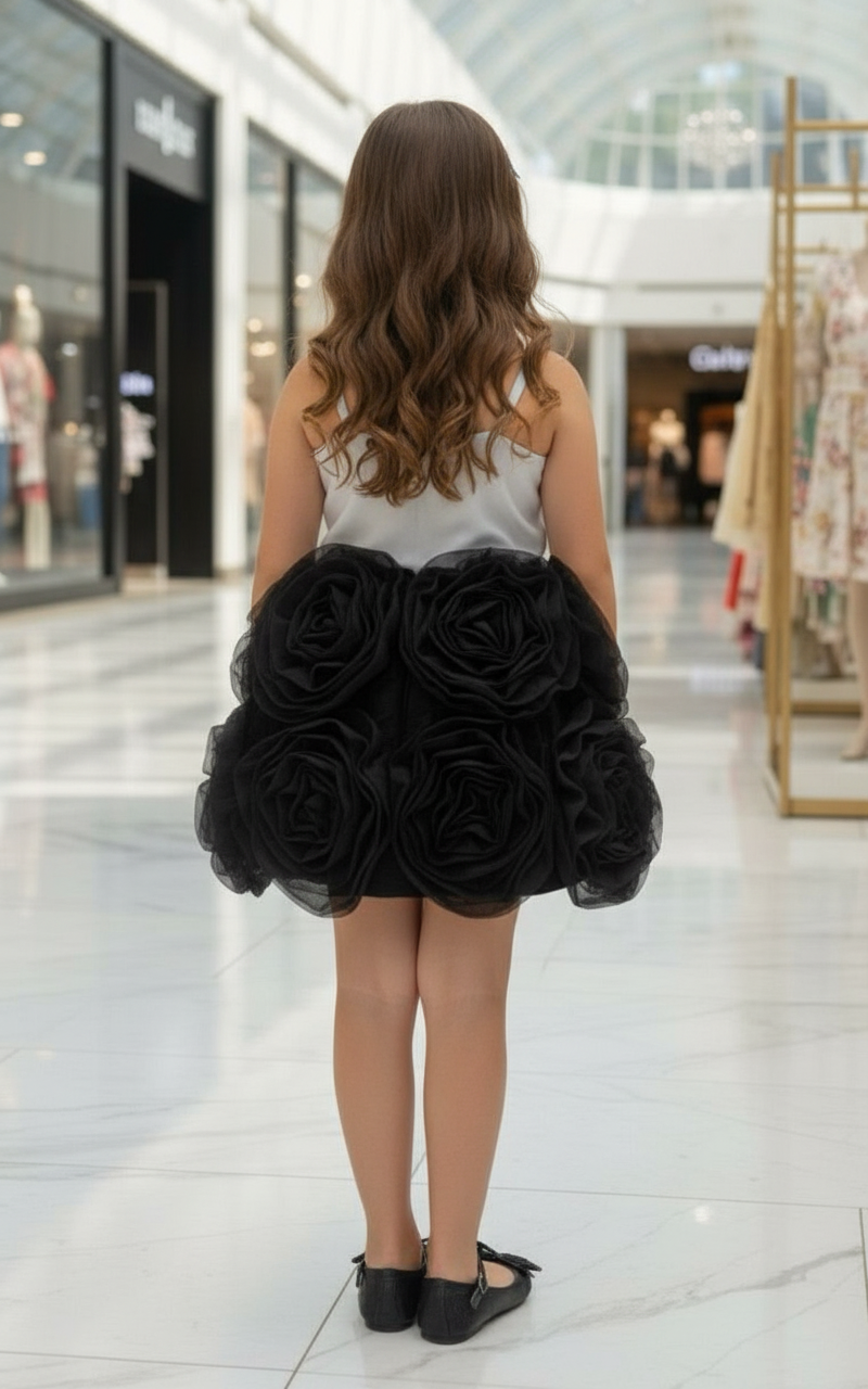 Childrens Party Dresses white frock m250334