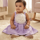 Girls purple casual frock m250067