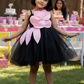 Girls black  Party frock m240045