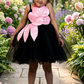 Girls black  Party frock m240045