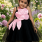 Girls black  Party frock m240045