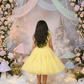 SALE Girls yellow casual frock m250057