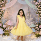 SALE Girls yellow casual frock m250057