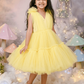 SALE Girls yellow casual frock m250057
