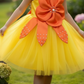 Girls trendy yellow dress m250060