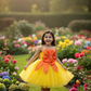 Girls trendy yellow dress m250060