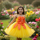 Girls trendy yellow dress m250060