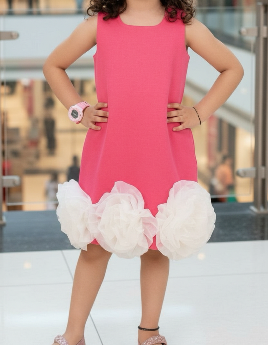 Designer Boutique Dresses magenta frock m250077