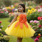Girls trendy yellow dress m250060