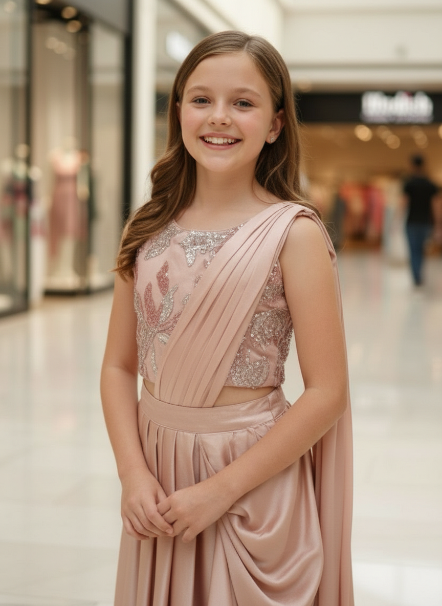 Trendy Dresses for Girls indo western party dress