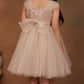 Girls Champagne casual frock m250129