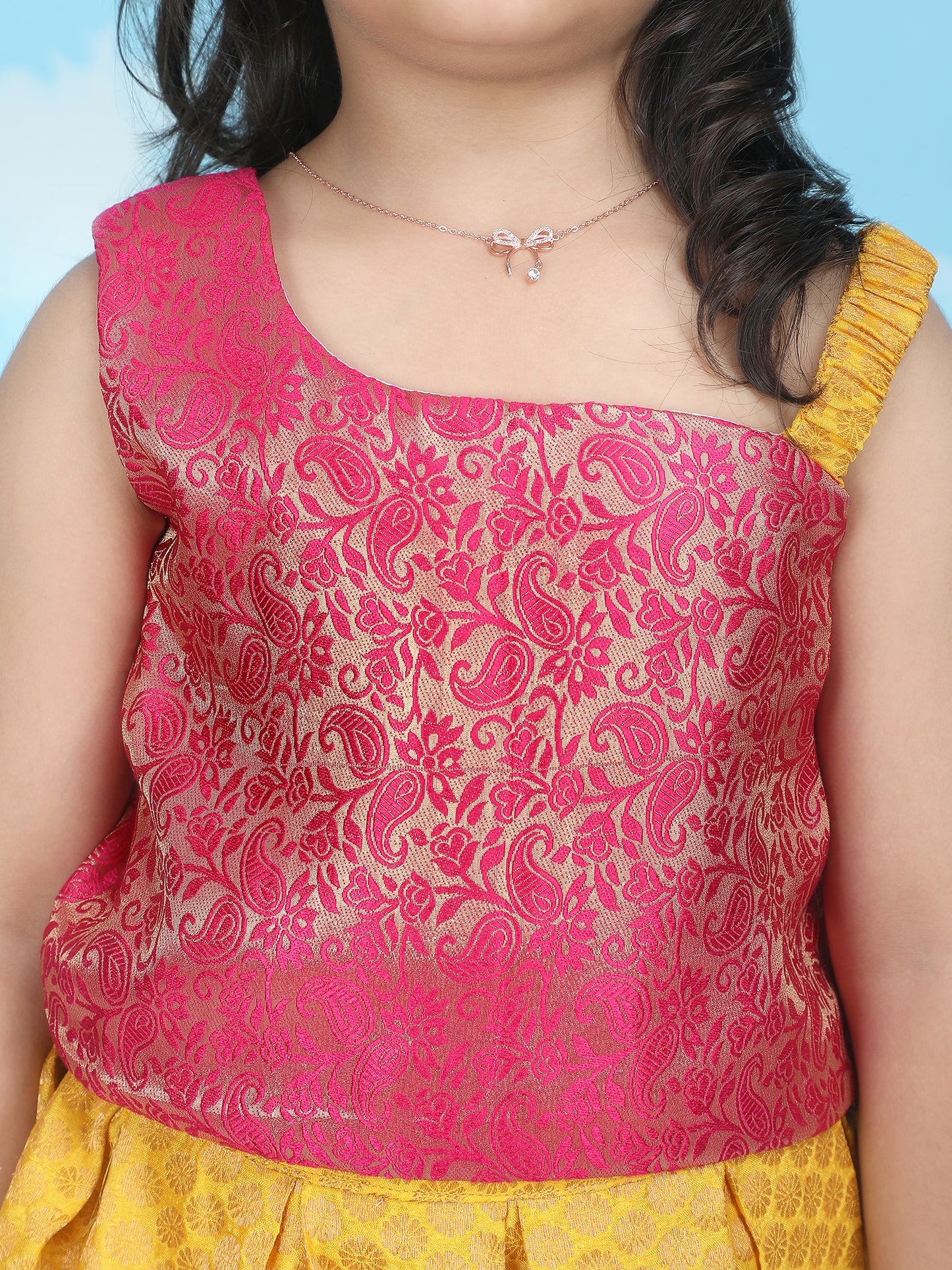 Girls Gold Party Dress