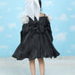 Girls black Knee length Party frock