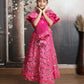 Girls Magenta Party Dress
