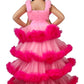 Girls Pink Gown length Party dress M230801