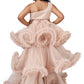 Girls Champagne Gown length Party dress M232201