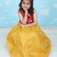 Girls Gold Party Dress