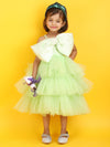 Girls Green  Party frock m240018
