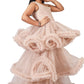Girls Champagne Gown length Party dress M232201