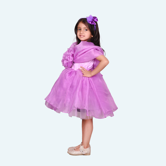 Designer Boutique Dresses purple frock m250071