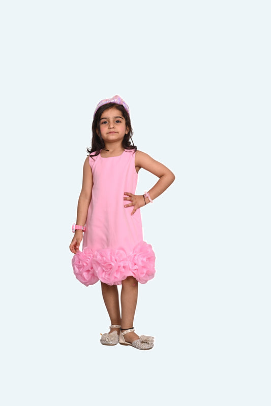 Designer Boutique Dresses pink frock m250074
