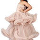Girls Champagne Gown length Party dress M232201