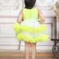 Girls Yellow Party Dress