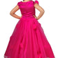 Girls Magenta Gown length Party dress M231201