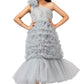 Girls Grey Gown length dress M232401