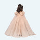 Girls Champagne gown length dress m250065