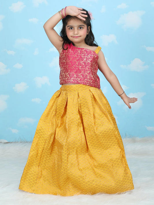 Girls Gold Party Dress