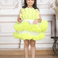 Girls Yellow Party Dress