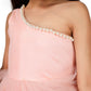 Girls Peach Gown length Party dress M232701