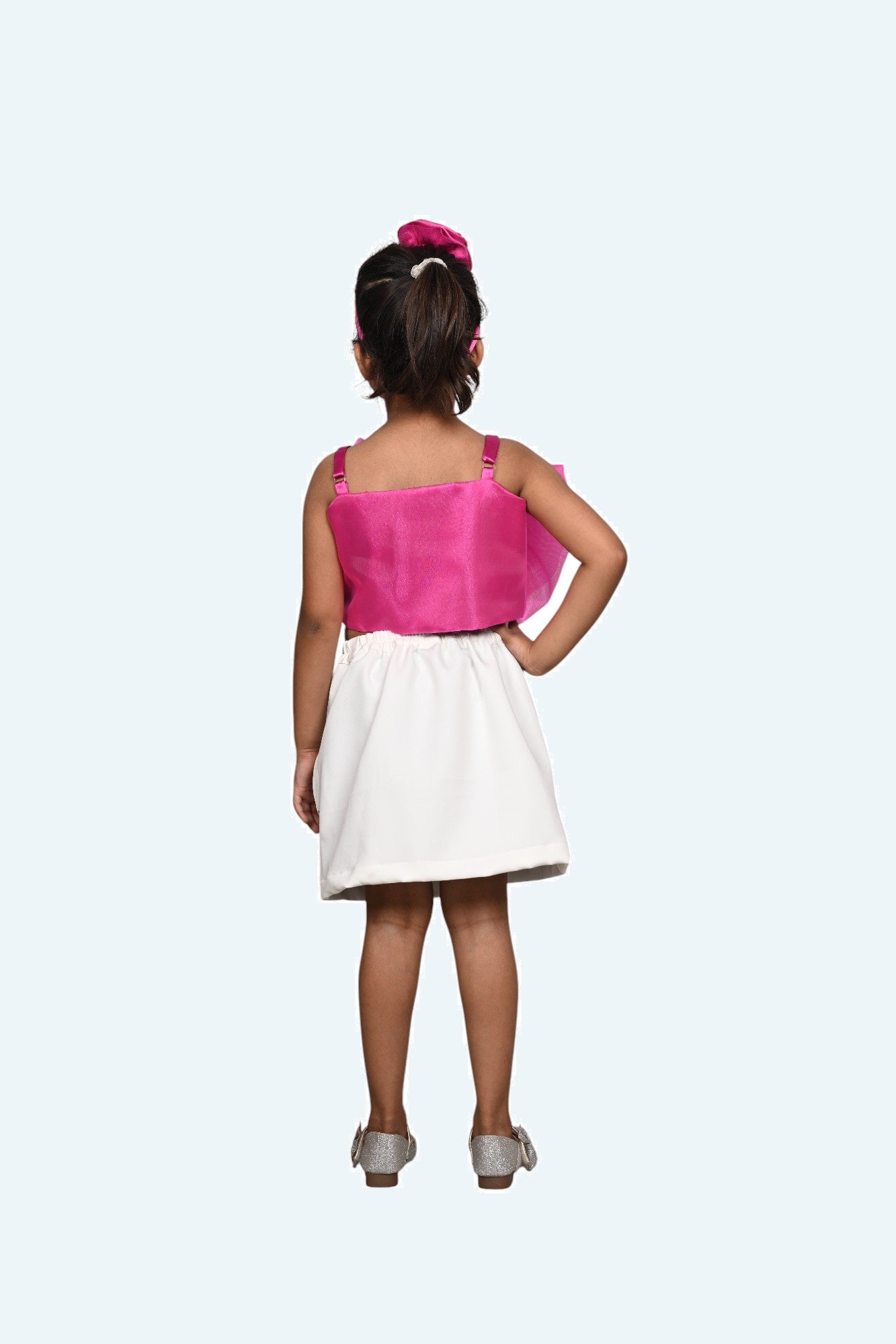 Girls premium skirt and top clothing set