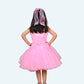 Girls pink casual frock m250037
