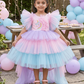 Pink Unicorn Birthday Party Frock for Girls m260296